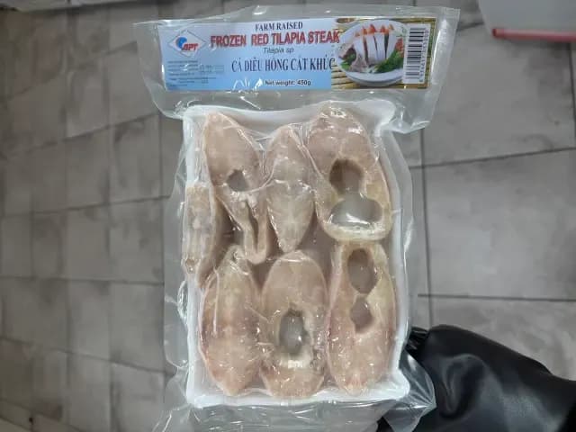 Cá Diêu Hồng Cắt Khúc 450g