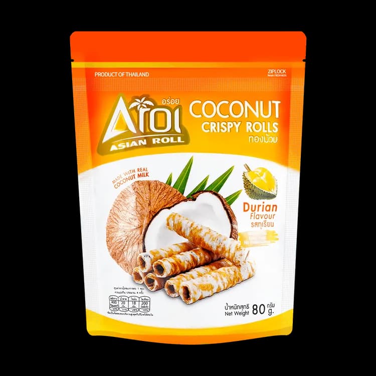 Bánh Dừa Giòn Vị Sầu Riêng