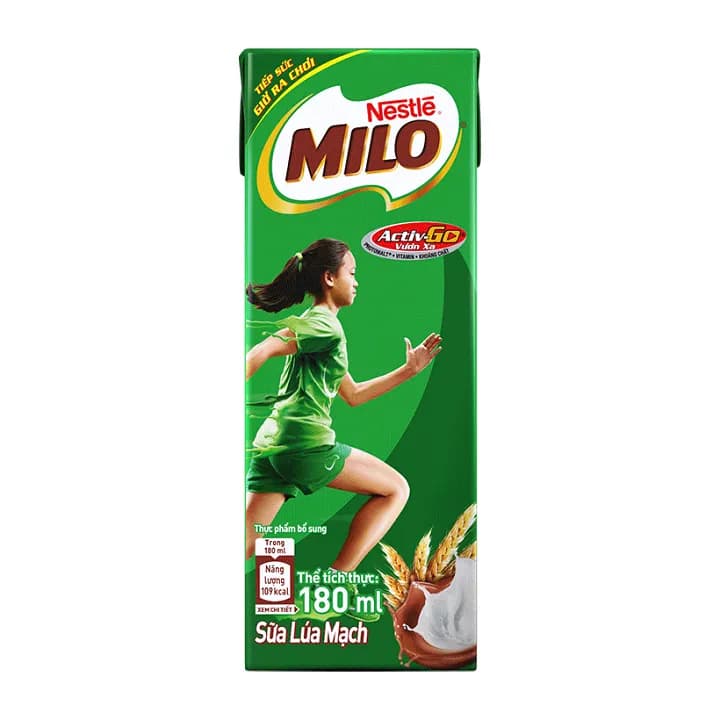 Sữa Lúa Mạch Milo Nestle 180ml