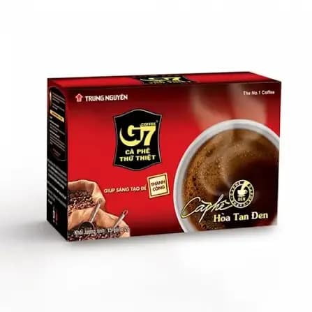 Cà Phê Hoà Tan Đen G7 30g(15 gói x 2g)